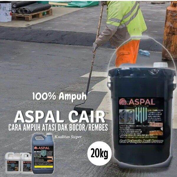 Aspal Cair Penambal Dinding Dak Anti Bocor Rembes Waterproof Serbaguna