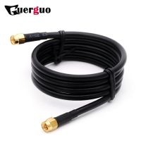 1PC SMA Male to SMA Male High Frequency RG58 RF Coaxial Cable 50ohm WiFi Antenna Extension Cable Connector Adapter Pigtail