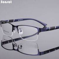 Reading Glasses Men Women High Quality Half-frame Diopter Glasses Business Male Presbyopic Eyeglasses 1.0 1.5 2.0 2.5 4