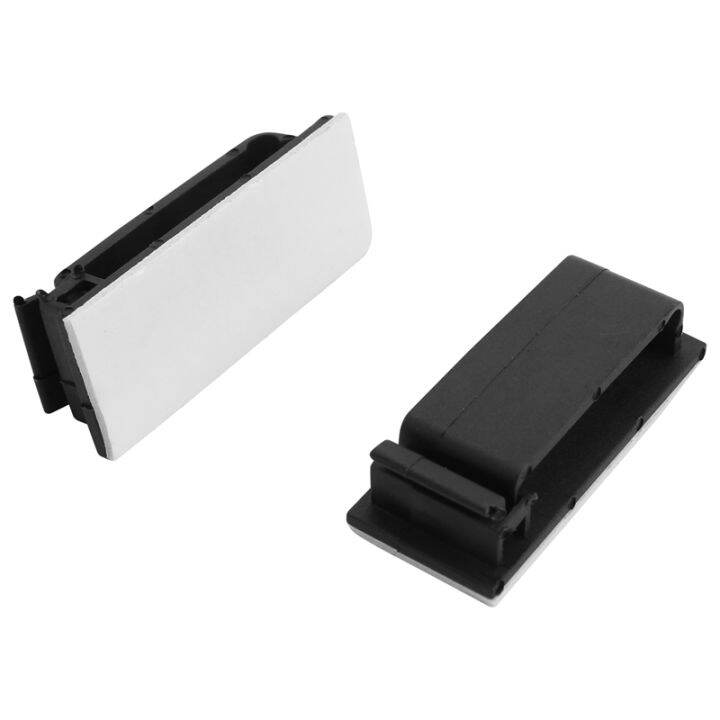 30 pcs. Cable Clips Cable Clamps Black, Desk Cable Holder Self