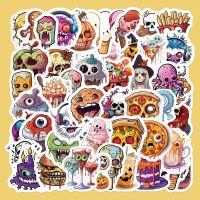 50 New Halloween Horror Food Stickers For Laptops Notebooks And Mobile Phone Cases To Be Decorated With Waterproof Stickers 【OCT】