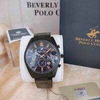 Beverly Hills Polo Club TD-BP3262X.690 นาฬิกาข้อมือผู้ชาย สายสแตนเลส สีดำ ส่งฟรี   มีประกัน