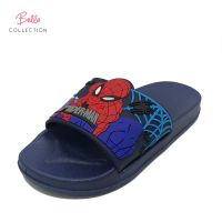 【 BCKL 】Kids Super Hero Cartoon Slides Shoes Casual Boy Blue Slippers Kasut Budak a