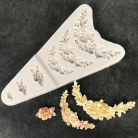 DIY Epoxy Resin Cake Texture Pattern Silicone Mold Fondant Cake Baking Decoration Pudding Dessert Texture Pattern Silicone Mold Bread  Cake Cookie Acc