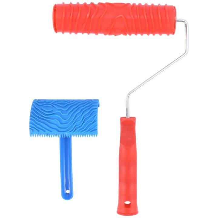 Imitation Wood Pattern Tool Set Eg300T 7 Inch Rubber Roller + Ms16