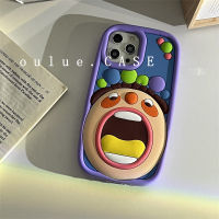 Funny Big ปากเด็ก Apple 14เคสโทรศัพท์มือถือ iPhone 13Promax สเตอริโอ12รวมทุกอย่าง11นุ่มเคสซิลิโคน