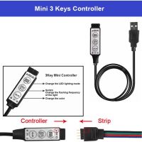 【♘COD Free Cas♘】 uylexs ไฟแถบไฟ Led คอนโทรลเลอร์ Usb Led 5V 5050 Ir 44key 17key รีโมทคอนโทรล Rf ตัวควบคุมขนาดเล็กซิงค์เพลงควบคุมแอพพ์บลูทูธ