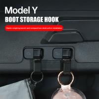 【cw】for Tesla Model Y Rear Trunk Hook Storage Holder for Luggage Bag Umbrella Hanger ABS Hooks Model Y 2022 Interior Accessorieshot