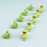 Decorative Drawing Pins Office Supplies Kawaii Pushpins frog Cactus Shaped Thumb tacks Cute Push Pins for Cork Boards Clips Pins Tacks