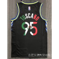 2022 NBA Jersey Golden State Warriors 95 # TOSCANO Black City Edition-Basketball T-Shirt