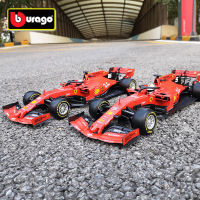 Bburago 1:43 Ferrari F1สูตร SF16H #5 SF21 #55ล้อแม็กรถสปอร์ตรุ่น Carlos Sainz และ Charles Leclerc พิเศษรถแข่งของเล่น