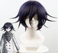 【The-Best】 （hgestore） V3 Danganronpa: วิกผมสั้นลาย Kuma Kokichi สำหรับผู้ชายเด็กผู้ชายวิกผม Anime สั้นของขวัญปาร์ตี้ A382ฮาโลวีน