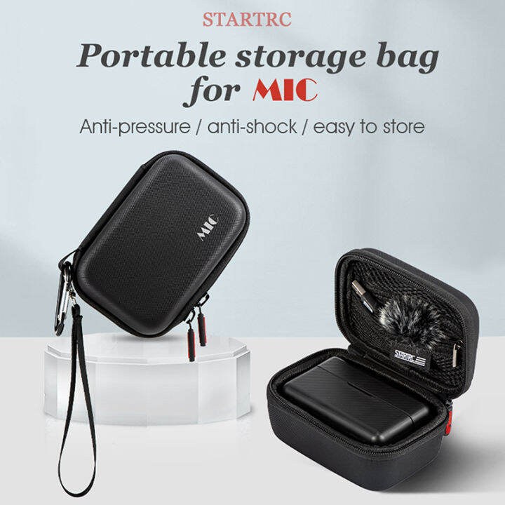 【PERNG】 For DJI Mic Wireless Microphone Portable Shockproof Storage Bag