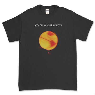 【New】 kush T-shirt-S-3XLร้อน 3 Coldplay - Parachutes เสื้อยืดลําลองแขนสั้นพิมพ์ลาย