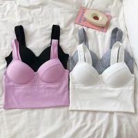 [ส่งเร็วพิเศษ!] BRA51? บราไร้โครงสีพื้น บราสีพาสเทล บราสวมหัว เสื้อครอปชั้นใน ผ้านิ่ม เบาใส่สบาย ขนาดฟรีไซส์?SUNBALEE