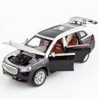 [AhQ ornaments] 1:32 Maybach GLS600 SUV รุ่นคอลเลกชันโลหะรถของเล่นโลหะผสมดึงกลับเสียงและลูกบอลลอยได้มีไฟสำหรับของขวัญสำหรับเด็ก