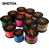 GHOTDA Strong Braid Line 8/4 Weaves 1000/500/300/100M PE Multifilament Fishing Line Sea Lake River Fishing Fishing Lines