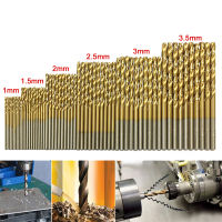 ชุดหัวเจาะบิด60ชิ้นตัวด้าม HSS เหล็กความเร็วสูงเคลือบไทเทเนียม1/1ความแม่นยำสูง5/2/2 5/3/3 5มม. เครื่องมือเครื่องเจาะขนาดเล็กหัวเจาะ S อุปกรณ์เสริมเครื่องมือไฟฟ้าเหมาะสำหรับไม้พลาสติกเหล็กและอะลูมินัมอัลลอย