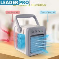 Desktop USB Mini Cooler Fans Air Cooling Fan 3in1 Small Air Conditioning Appliances Summer Portable Conditioner Humidifi