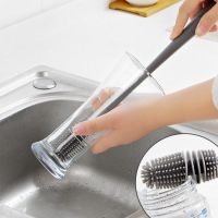 【CC】 Handle Silicone Bottle Glass Cleaning Multifunction Cup Mouth Scrubber Household