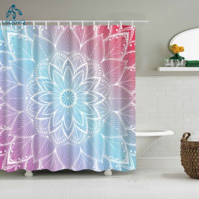 【CW】☜✗㍿  Stripes Shower Curtains Polyester Fabric for with Hooks