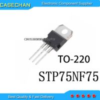 10PCS New and Original P75NF75 P75NF75 P75NF75A TO-220 80A 75V STP75NF75