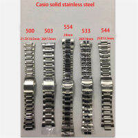 Replace Watch Accessories Strap FOR Casio EF312 539 524 534 501 543 544 527 563 550 Wrist Band Solid Stainless Steel Bracelet