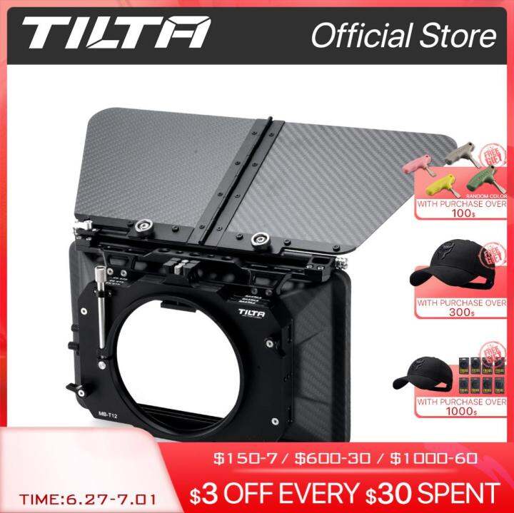 TILTA MBT12 4×5.65 Carbon Fiber Matte Box (ClampOn) With Single