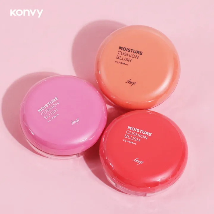 the-face-shop-fmgt-moisture-cushion-blush-8g-02-pink-บลัชออนคุชชั่นสีสดใสเด่นชัดและเปล่งประกาย