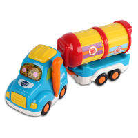 VTech รถรางรถบรรทุกถังของเล่นเด็กเด็กเสียงแสงเพลงเด็กมือผลักรถเข็น ~