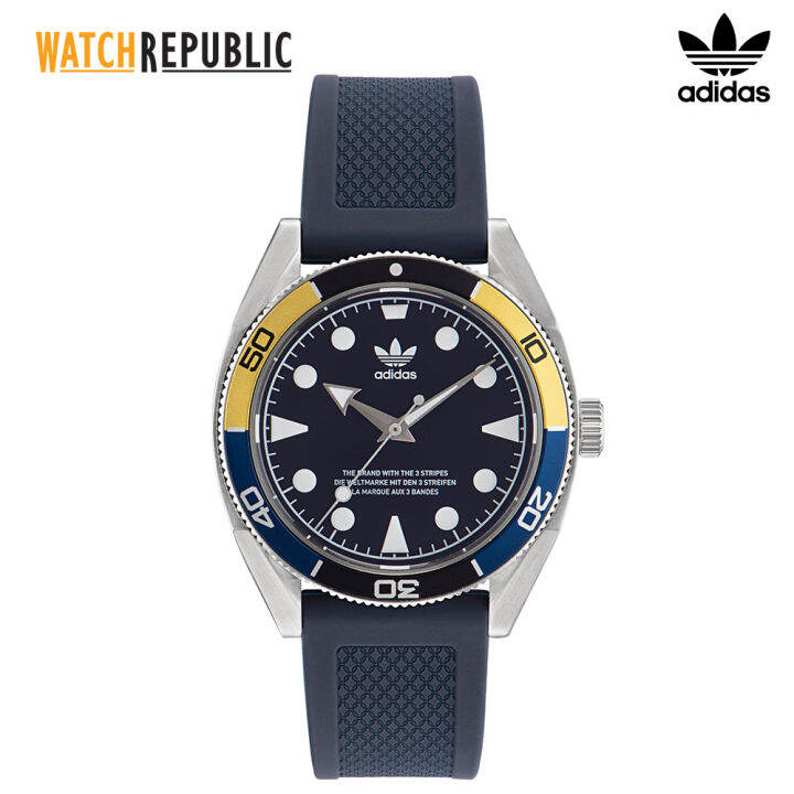 Adidas best sale watch rubber