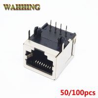 【HOT】 【Top-rated】 50ชิ้น RJ45 8ขาสายต่อสายเครือข่ายอีเธอร์เน็ต8P8C ปลั๊กตัวแปลง RJ45 HY506ขั้วต่อหลอดไฟ LED