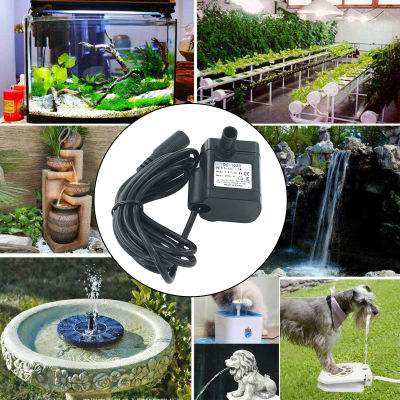 LazaraLive DC 12V 3W Miniปั๊มน้ำแบบจุ่มสำหรับน้ำพุสำหรับสัตว์เลี้ยง,Aquariumตู้ปลา,Pond,น้ำพุ,Hydroponics