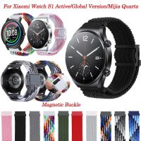 peroyeh 20 22mm Nylon Strap For Xiaomi Watch S1/Global Version Magnetic Buckle Watchband Belt Bracelet For Mi S1 Active Smartwatch Wrist