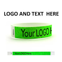 Custom Festival Bands Tyvek Paper Wristband For Events Cheap celets With Logo And Text Printing