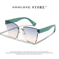 【LZ】☁✆☁  DDDLONG Retro Fashion Y2K Punk  Rimless Sunglasses Women Men Sun Glasses Classic Vintage Oversize UV400 Outdoor Shades D372