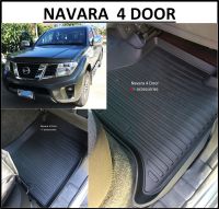 ผ้ายางปูพื้นรถยนต์ ถาดยางปูพื้น พรมปูพื้นรถ NISSAN NAVARA 4DOOR &amp;gt; 5ชิ้น นิสสัน นาวาร่า 4ประตู &amp;gt; ปี 2007 2008 2009 2010 2011 2012 2013