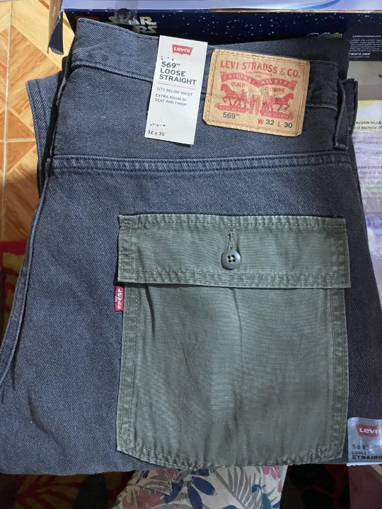 Mens LEVIS 569 Dark Blue & Cargo Jeans W32 L30 W34(actual size:38) L32  Brand New Trust and Buy & Wear Original (Levis from USA) | Lazada PH