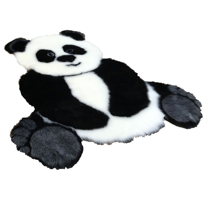 panda-pattern-shaggy-carpet-imitation-leather-fur-rug-animal-shape-area-rug-carpets-for-living-room-mat-tapete-kids-room-decor