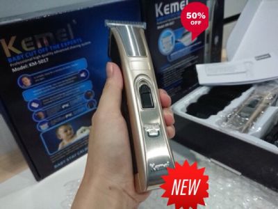 NP ** Kemei KM-5017 KM-5018 แบตเตอเลี่ยนไร้สาย ปัตตาเลี่ยนไร้สาย ที่ตัดผม ที่ตัดผม อุปกรณ์ตัดผมชาย หญิง แต่งทรงผม ส่งฟรี