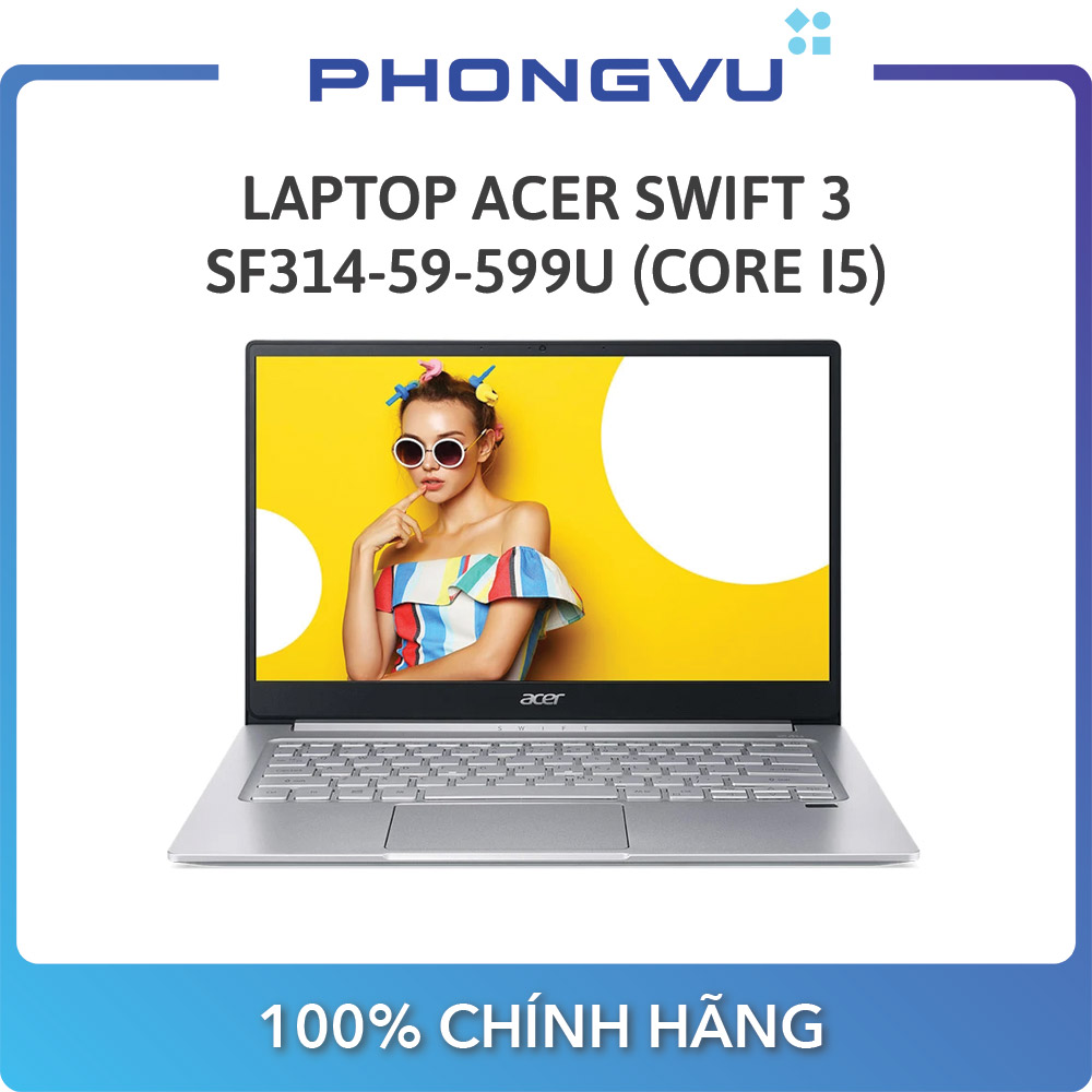 Laptop Acer Swift 3 SF314-59-599U NX.A0MSV.001 ( 14 inch Full HD/Intel Core i5-1135G7/8GB/512GB SSD/Win 10 Home)