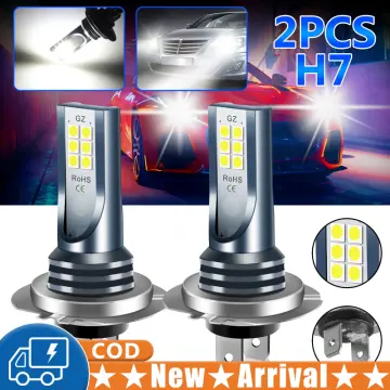 Philips H7 12V 55W Diamond Vision 5000K Xenon White Car Halogen Original  Headlight Auto Bulb Genuine Bright Lamp 12972DVS2, Pair