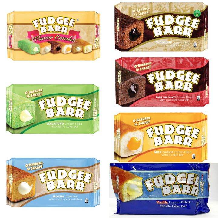 FUDGEE BARR CREAM-FILLED CAKE BAR 400g x 10 packs | Lazada PH