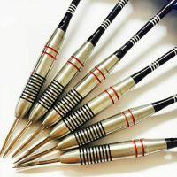 ชุดลูกดอกมืออาชีพ 24g 6 ชิ้นลูกดอกเคล็ดลับเหล็ก Fly Anti Falling Hard Darts