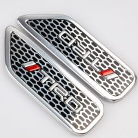 Hot New A Pair Toyota TRD Logo Aluminum Car Side Fender Sticker Auto Body Emblem Badge