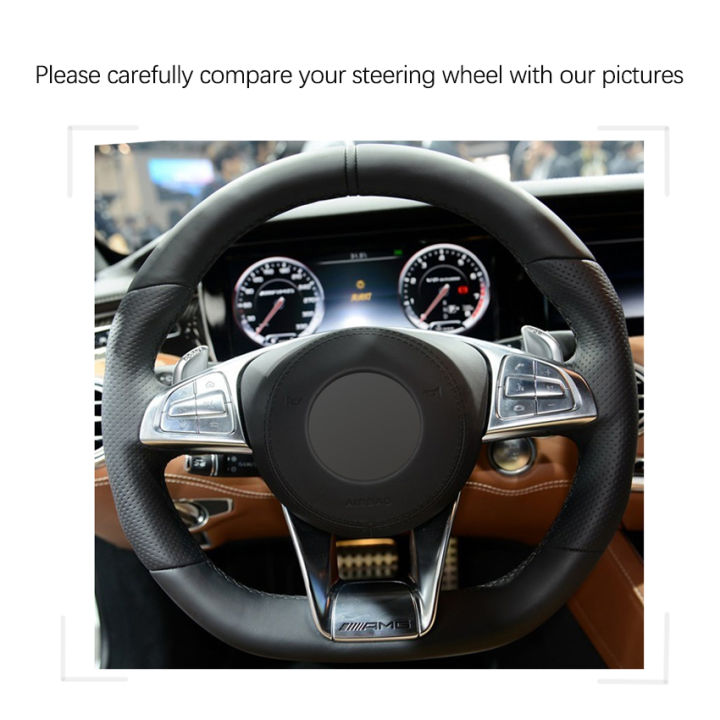 black-artificial-leather-soft-car-steering-wheel-cover-for-benz-a45-amg-w205-c43-c63s-amg-cla45-cls63-amg-glc-43-63-amg