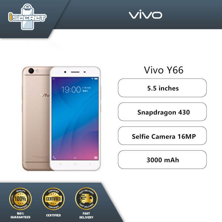 vivo y66 3gb ram 32gb rom