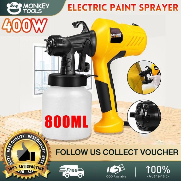 READY STOCK]550W electric spray gun paint spraying machine high power household spray gun