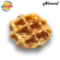 ?สินค้าขายดี? [อัลมอนด์,แพค 4 ชิ้น]N WAFFLE ?? ขนมวาฟเฟิลเบลเยี่ยมพร้อมทาน แพค 4, 7, 10 ชิ้น (ผลิตสดใหม่ตามออเดอร์ ชิ้นใหญ่คุ้มค่า เลือกรสชาติได้ตามต้องการ)