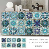 【LZ】◘✲✑  10PCS Mandala Pattern Wall Stickers Kitchen Bathroom Wardrobe Decoration Art Mural Waterproof PVC Wallpaper Art Wall Decals